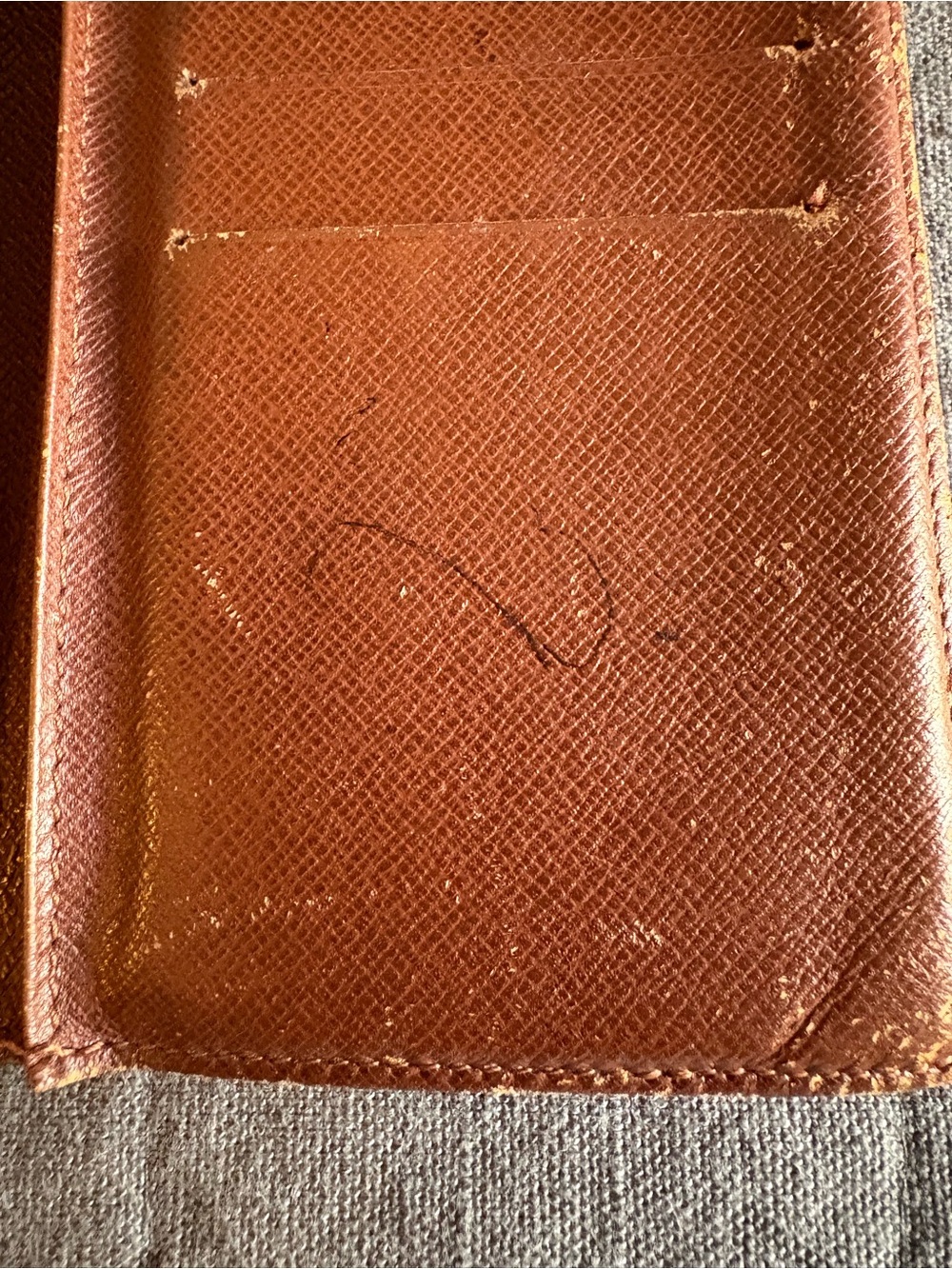VINTAGE AUTHENTIC Louis Vuitton Porte Valeurs Cartes Crédit long monogram wallet - Picture 6 of 16